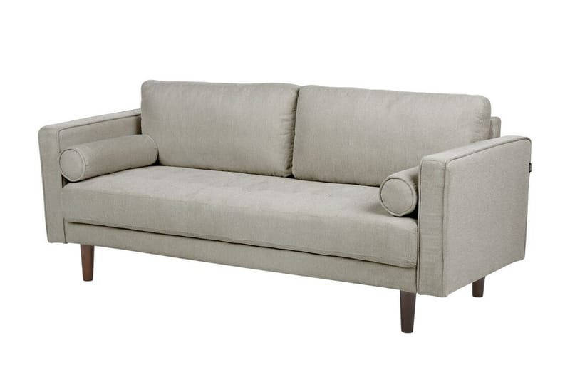 Babur Soffa 3-sits - Taupe/Mörkt trä - Möbler - Soffa - 3 sits soffa