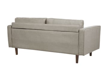Babur Soffa 3-sits - Taupe/Mörkt trä - Möbler - Soffa - 3 sits soffa