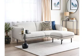 Balint Soffa 3-sits - Vit/Svart - Möbler - Soffa - 3 sits soffa