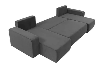 Barile Soffa Dubbeldivan 4-sits - Grå - Möbler - Soffa - U-soffa