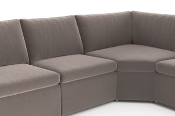 Barsele Hörnsoffa med Elektrisk Recliner 5-sits - Brun - Möbler - Soffa - Biosoffa & reclinersoffa