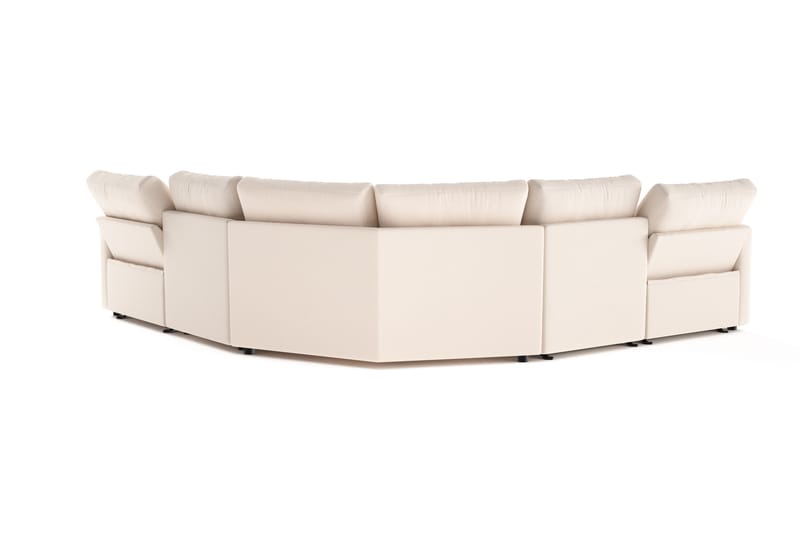Barsele Hörnsoffa med Recliner 5-sits - Beige - Möbler - Soffa - Biosoffa & reclinersoffa