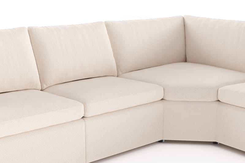 Barsele Hörnsoffa med Recliner 5-sits - Beige - Möbler - Soffa - Biosoffa & reclinersoffa