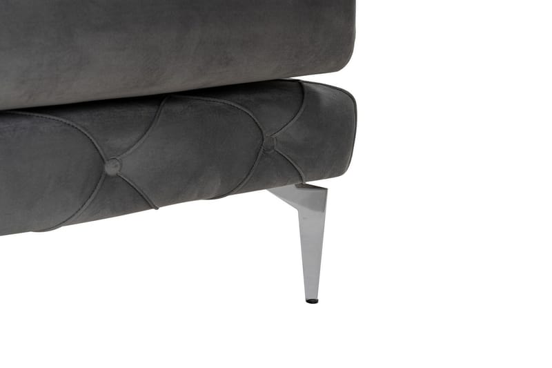 Beachport 3-sits Soffa med Divan Höger - Antracit - Möbler - Soffa - Divansoffa & schäslongsoffa - 3 sits soffa med divan