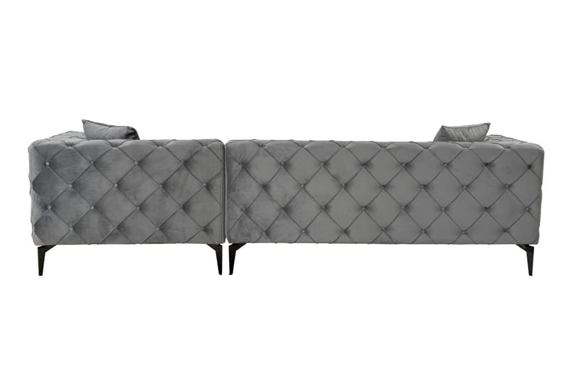 Beachport 3-sits Soffa med Divan Höger - Antracit - Möbler - Soffa - Divansoffa & schäslongsoffa - 3 sits soffa med divan