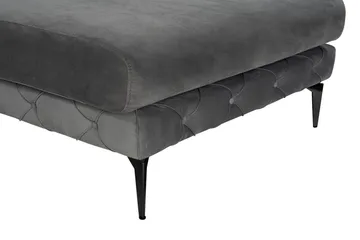 Beachport 3-sits Soffa med Divan Höger - Antracit - Möbler - Soffa - Divansoffa & schäslongsoffa - 3 sits soffa med divan