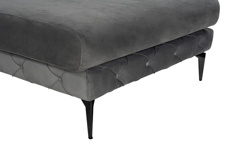 Beachport 3-sits Soffa med Divan Höger - Antracit - Möbler - Soffa - Divansoffa & schäslongsoffa - 3 sits soffa med divan