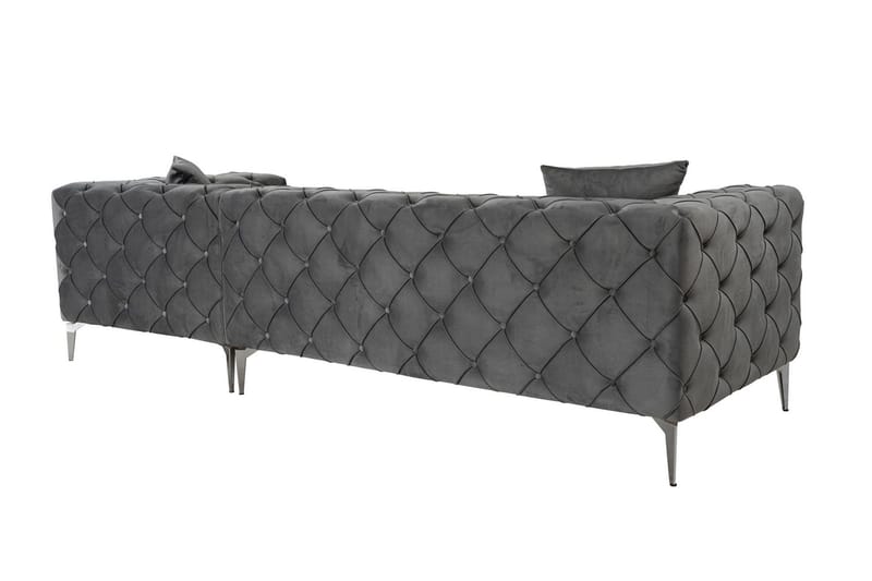 Beachport 3-sits Soffa med Divan Höger - Antracit - Möbler - Soffa - Divansoffa & schäslongsoffa - 3 sits soffa med divan