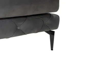 Beachport 3-sits Soffa med Divan Höger - Antracit - Möbler - Soffa - Divansoffa & schäslongsoffa - 3 sits soffa med divan