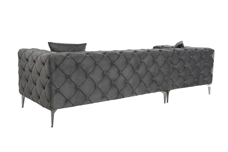 Beachport 3-sits Soffa med Divan Vänster - Antracit - Möbler - Soffa - Divansoffa & schäslongsoffa - 3 sits soffa med divan