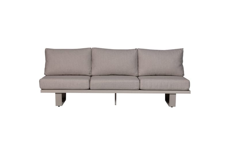 Bear 3-sits Soffa i Tyg med Metallunderrede - Beige - Möbler - Soffa - 3 sits soffa