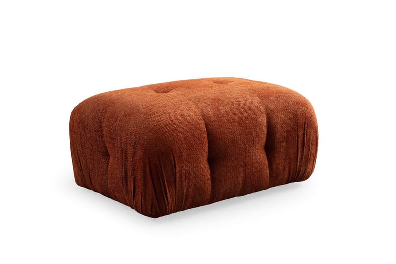 Belgin Bubblig Divansoffa 2-sits med fasta armstöd - Orange - Möbler - Soffa - Modulsoffa - Komplett modulsoffa