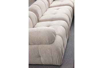 Bengul Soffa med Divan 3-sits - Cream - Möbler - Soffa - Divansoffa & schäslongsoffa - 3 sits soffa med divan