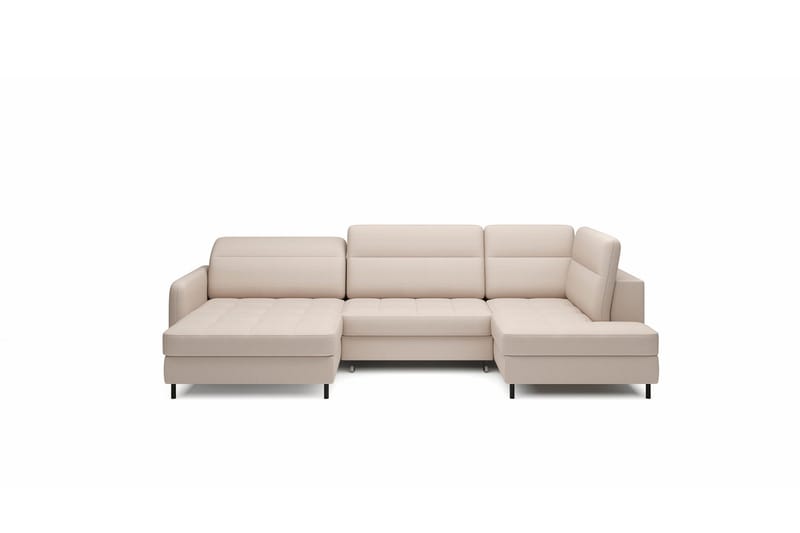 Berrto Soffa med Divan och Schäslong 5-sits - Beige - Möbler - Soffa - U-soffa