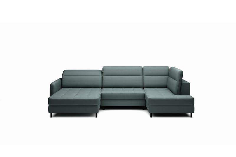 Berrto Soffa med Divan och Schäslong 5-sits - Grå - Möbler - Soffa - U-soffa