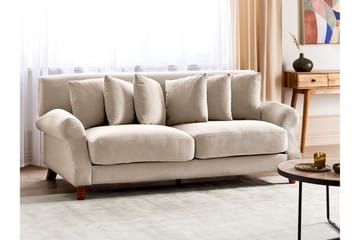 Bijan Soffa 2-sits - Beige/Mörkt trä - Möbler - Soffa - 2 sits soffa