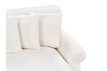 Bijan Soffa 2-sits - Vit/Mörkt trä - Möbler - Soffa - 2 sits soffa