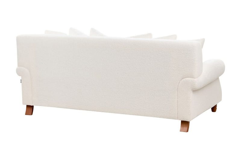 Bijan Soffa 2-sits - Vit/Mörkt trä - Möbler - Soffa - 2 sits soffa