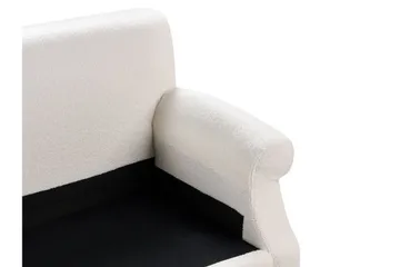 Bijan Soffa 2-sits - Vit/Mörkt trä - Möbler - Soffa - 2 sits soffa