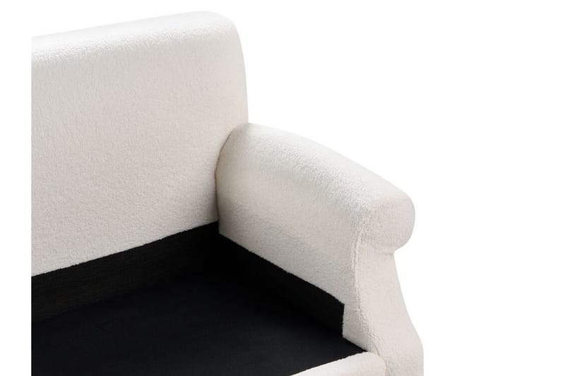 Bijan Soffa 2-sits - Vit/Mörkt trä - Möbler - Soffa - 2 sits soffa