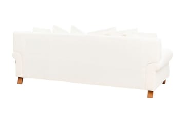 Bijan Soffa 3-sits - Vit/Mörkt trä - Möbler - Soffa - 3 sits soffa