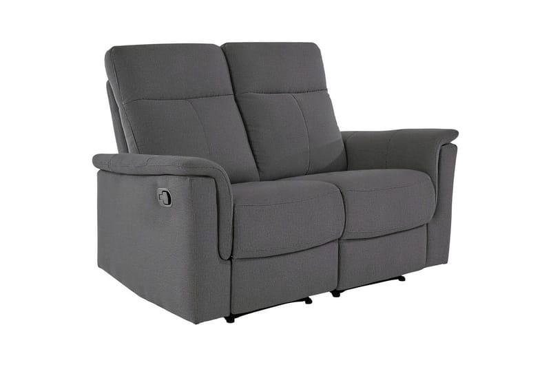 2-sitssoffa Southbrook Antracit, Tyg/Trä/Metall, Manuell vilstol - Antracit, Tyg/Trä/Metall, Manuell vilstol - Möbler - Soffa - Biosoffa & reclinersoffa