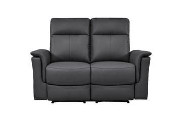 2-sitssoffa Southbrook Grå, PU/trä/metall, Elektrisk vilstol - Grå, PU/trä/metall, Elektrisk vilstol - Möbler - Soffa - Biosoffa & reclinersoffa