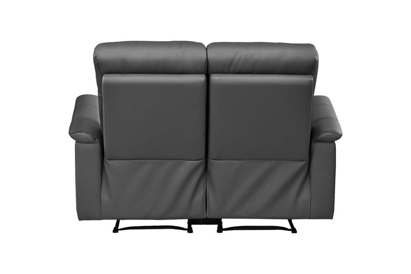 2-sitssoffa Southbrook Grå, PU/trä/metall, Elektrisk vilstol - Grå, PU/trä/metall, Elektrisk vilstol - Möbler - Soffa - Biosoffa & reclinersoffa