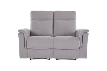 2-sitssoffa Southbrook Ljusgrå, Tyg/Trä/Metall, Elektrisk vilstol - Ljusgrå, Tyg/Trä/Metall, Elektrisk vilstol - Möbler - Soffa - Biosoffa & reclinersoffa