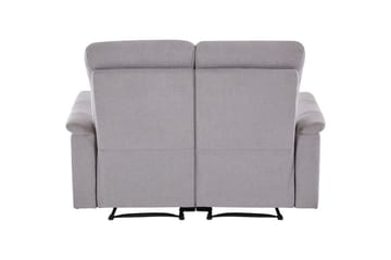 2-sitssoffa Southbrook Ljusgrå, Tyg/Trä/Metall, Elektrisk vilstol - Ljusgrå, Tyg/Trä/Metall, Elektrisk vilstol - Möbler - Soffa - Biosoffa & reclinersoffa