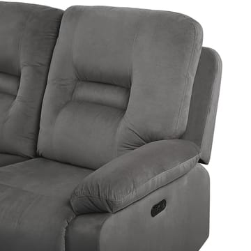 3-sits soffa Bergen - Grå - Möbler - Soffa - Biosoffa & reclinersoffa