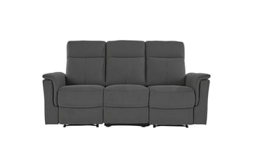3-sitssoffa Southbrook Antracit, Tyg/Trä/Metall, Manuell vilstol - Antracit, Tyg/Trä/Metall, Manuell vilstol - Möbler - Soffa - Biosoffa & reclinersoffa