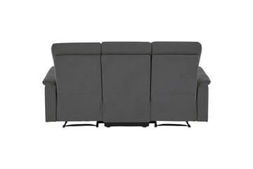 3-sitssoffa Southbrook Antracit, Tyg/Trä/Metall, Manuell vilstol - Antracit, Tyg/Trä/Metall, Manuell vilstol - Möbler - Soffa - Biosoffa & reclinersoffa