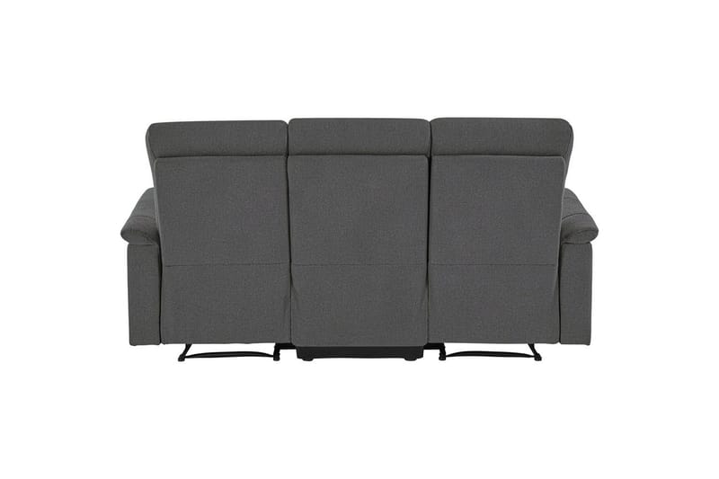 3-sitssoffa Southbrook Antracit, Tyg/Trä/Metall, Manuell vilstol - Antracit, Tyg/Trä/Metall, Manuell vilstol - Möbler - Soffa - Biosoffa & reclinersoffa