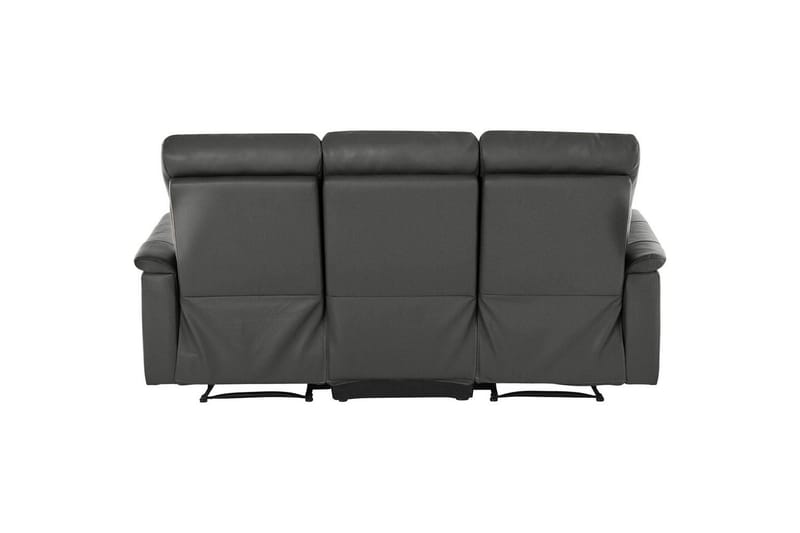 3-sitssoffa Southbrook Grå, PU/trä/metall, Elektrisk vilstol - Grå, PU/trä/metall, Elektrisk vilstol - Möbler - Soffa - Biosoffa & reclinersoffa