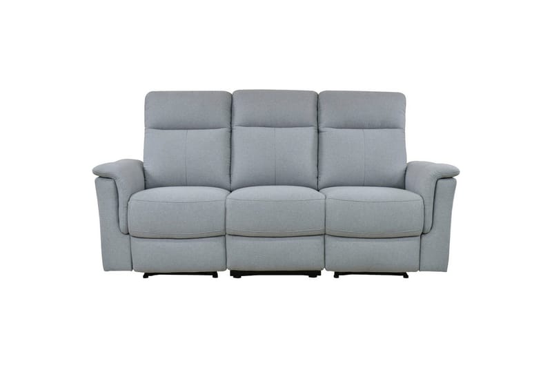 3-sitssoffa Southbrook Ljusgrå, Tyg/Trä/Metall, Elektrisk vilstol - Ljusgrå, Tyg/Trä/Metall, Elektrisk vilstol - Möbler - Soffa - Biosoffa & reclinersoffa