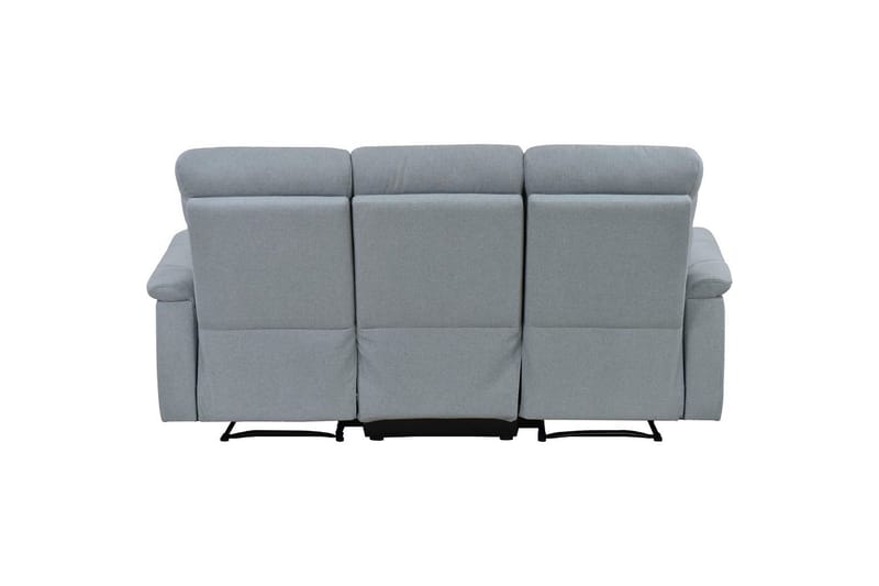 3-sitssoffa Southbrook Ljusgrå, Tyg/Trä/Metall, Elektrisk vilstol - Ljusgrå, Tyg/Trä/Metall, Elektrisk vilstol - Möbler - Soffa - Biosoffa & reclinersoffa