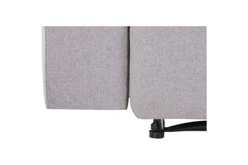 3-sitssoffa Southbrook Ljusgrå, Tyg/Trä/Metall, Manuell vilstol - Ljusgrå, Tyg/Trä/Metall, Manuell vilstol - Möbler - Soffa - Biosoffa & reclinersoffa