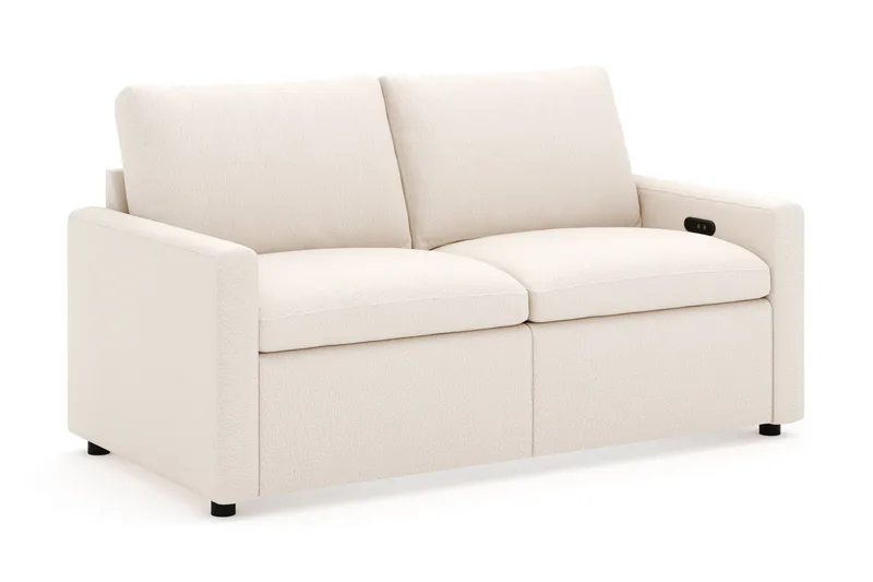 Barsele 2-sits Elektrisk Reclinersoffa - Beige - Möbler - Soffa - Biosoffa & reclinersoffa