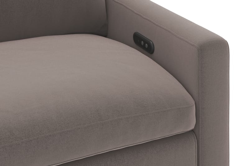 Barsele 2-sits Elektrisk Reclinersoffa - Brun - Möbler - Soffa - Biosoffa & reclinersoffa