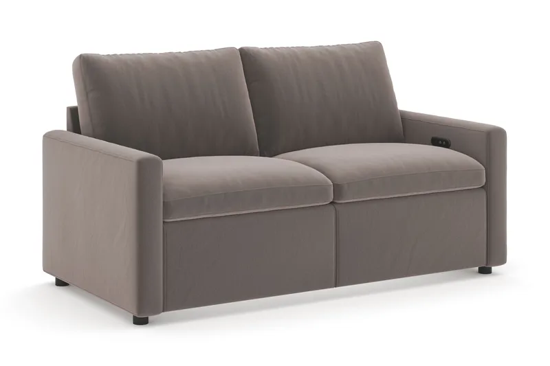 Barsele 2-sits Elektrisk Reclinersoffa - Brun - Möbler - Soffa - Biosoffa & reclinersoffa
