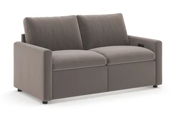 Barsele 2-sits Elektrisk Reclinersoffa - Brun - Möbler - Soffa - Biosoffa & reclinersoffa