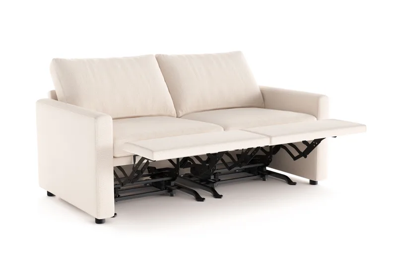 Barsele 2-sits Reclinersoffa - Beige - Möbler - Soffa - Biosoffa & reclinersoffa