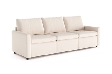 Barsele 3-sits Elektrisk Reclinersoffa - Beige - Möbler - Soffa - Biosoffa & reclinersoffa