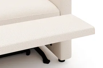 Barsele 3-sits Elektrisk Reclinersoffa - Beige - Möbler - Soffa - Biosoffa & reclinersoffa