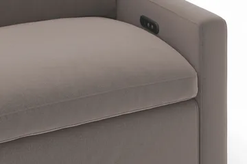 Barsele 3-sits Elektrisk Reclinersoffa - Brun - Möbler - Soffa - Biosoffa & reclinersoffa