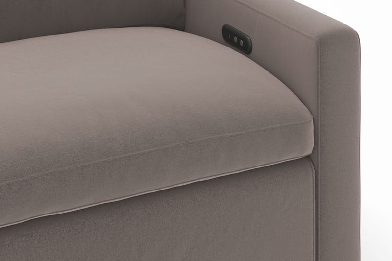 Barsele 3-sits Elektrisk Reclinersoffa - Brun - Möbler - Soffa - Biosoffa & reclinersoffa