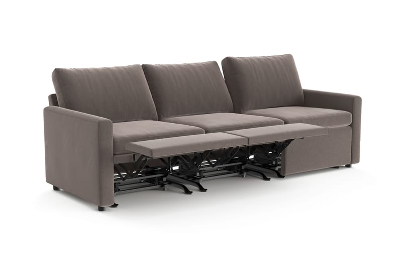 Barsele 3-sits Reclinersoffa - Brun - Möbler - Soffa - Biosoffa & reclinersoffa