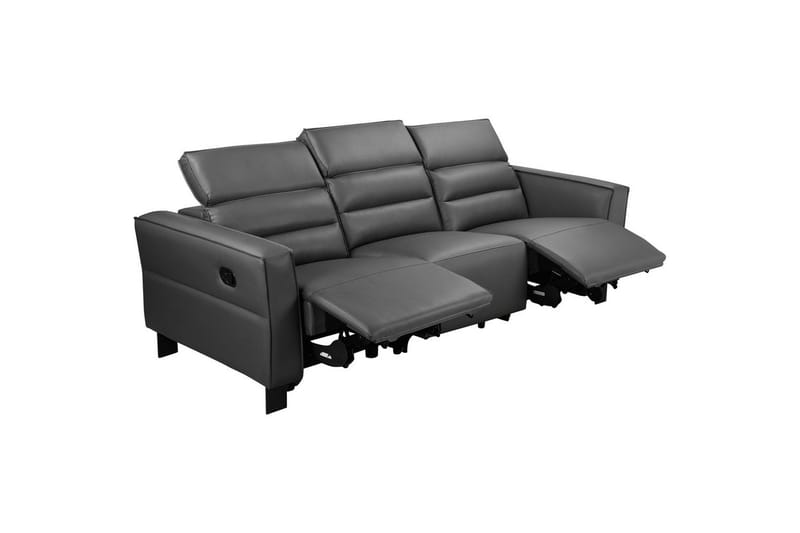 Carpari Reclinersoffa 3-sits - Grå - Möbler - Soffa - Biosoffa & reclinersoffa