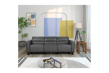 Carpari Reclinersoffa 3-sits - Grå - Möbler - Soffa - Biosoffa & reclinersoffa